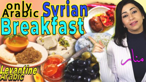 LAWM Syrian Breakfast Vocabulary Anki Text Flashcards